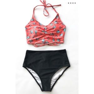 CupShe High-waisted Bikini Set- NWOT